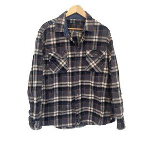 Jachs Men's Heritage Flannel Shirt Size XL Button Up Multicolor Plaid Cotton